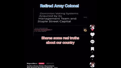 UBS Election Fraud (This may be Col Waldren) ..