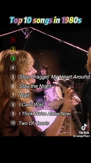 top 10 songs in the 1980s