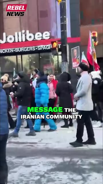 Toronto Rally: Iranians Demand Freedom & King Reza Pahlavi