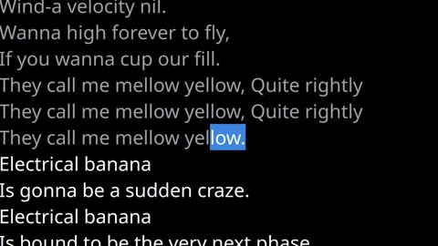 Mellow Yellow - Donovan