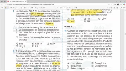 AULA 20 REGULAR 2026 - 1 | Semana 10 | Biología