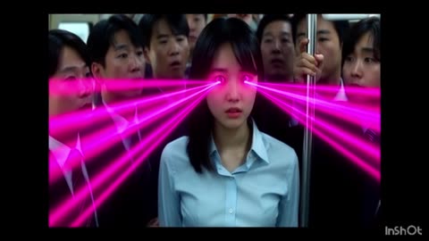 Witch on the Subway, made by Grok