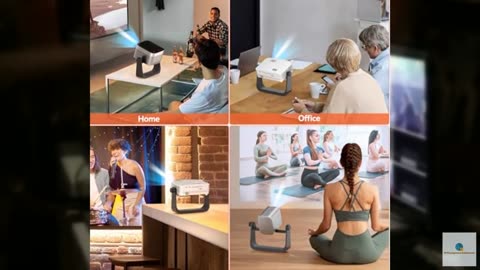 KDD Desktop Projector Mount - Ceiling/Wall Mount Projector with 360°Adjustable -