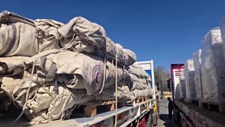 Trucks carrying fuel, aid bound for Gaza move from Egypt's Rafah