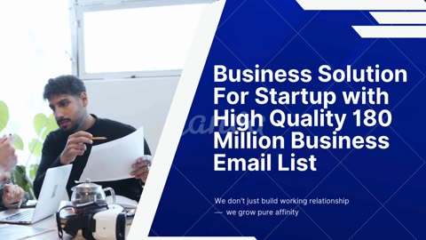 180 Million Business Email List | Verified B2B Email Database & Country Mailing List