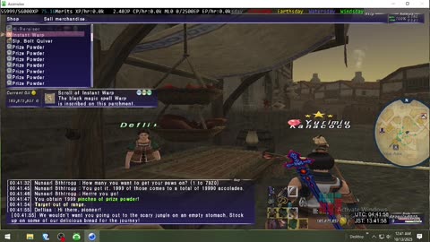 Playing Final Fantasy XI Online