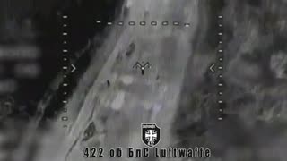 FPV strike on a crowd of Russians unloading from Bukhanka