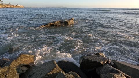 Raw Footage Ocean Rocky Waves Bird Rock San Diego #sandiego