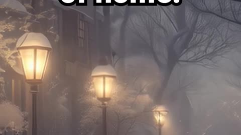 The street that dreams of home #winterambience #positivethinking #christmasmusic