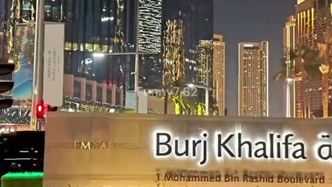 Dubai's glittering evening