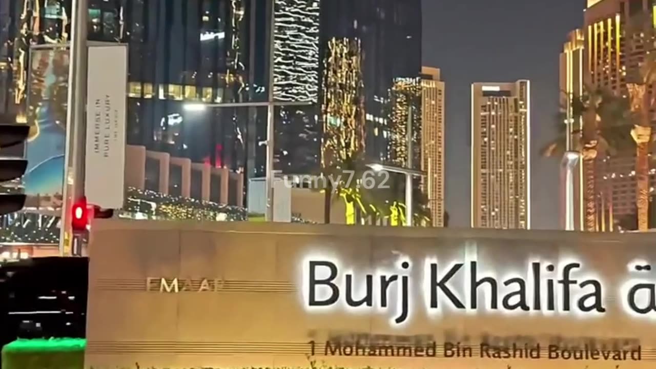 Dubai's glittering evening