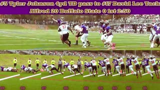 Prototype 311: Alfred's Tyler Johnson 4yd TD pass to David Lee Tack vs Buffalo State