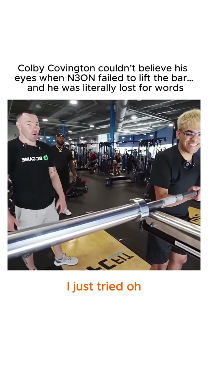 Colby Covington Can’t Believe N3on Can’t Even Lift an Empty Barbell