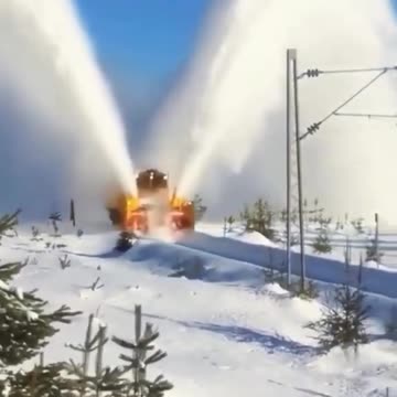 Снежный фантан