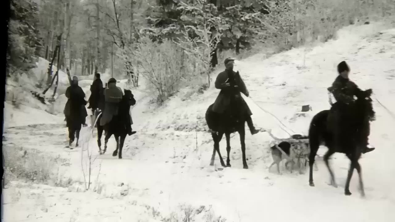 Wolf Hunting in Russia [1910]