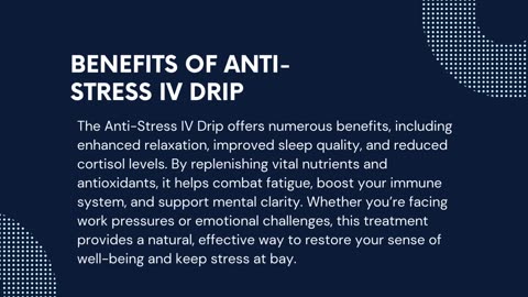 Anti Stress IV Drip