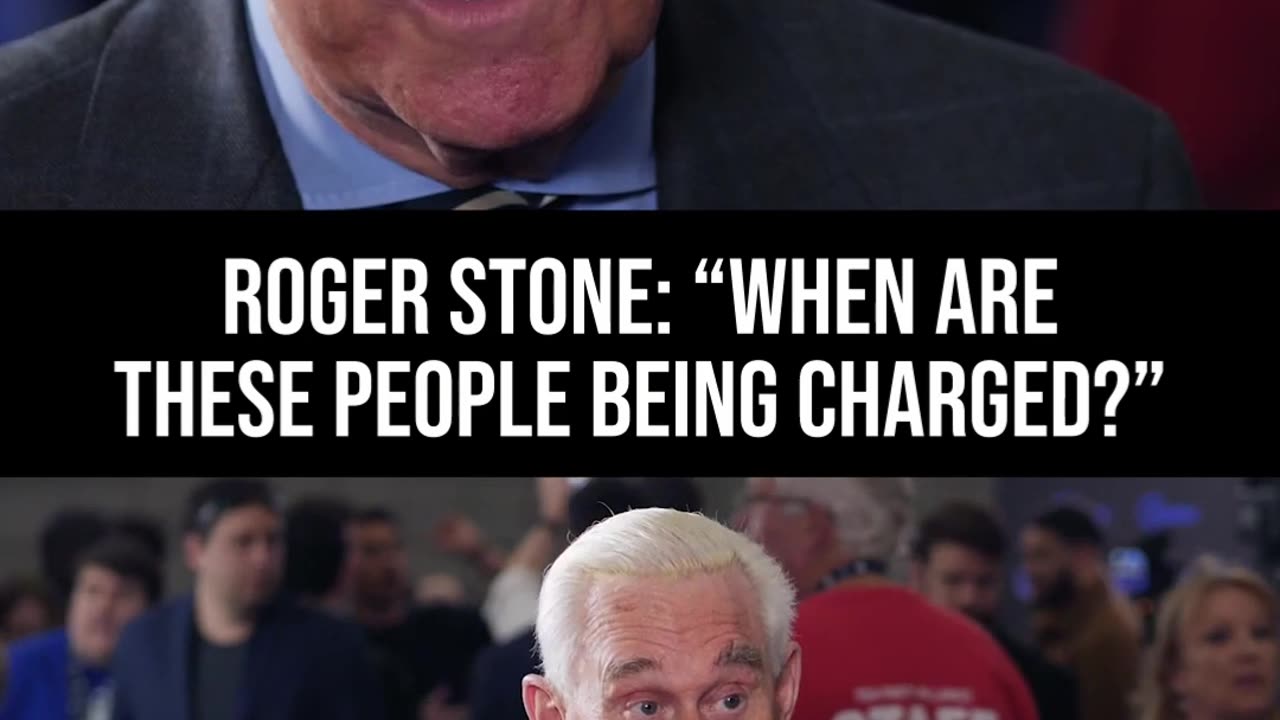 Roger Stone: "When Are These People Being Charged?"