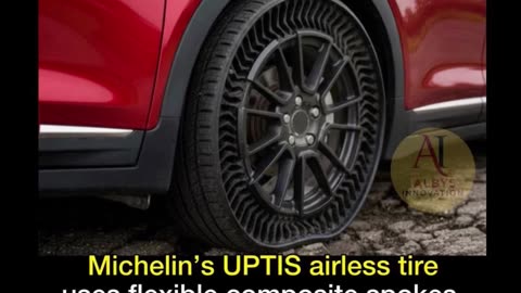 Michelin has created UPTIS — an airless car tire that uses flexible composite spokes instead of air