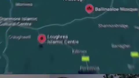 SHOCKING. Ireland is now completely covered in Islamic centers. Takeover nearly complete