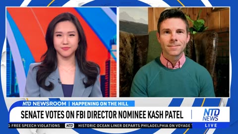 Keith Gross appearance on NTD News - McConnell not seeking re-election and Kash Patel confirmation