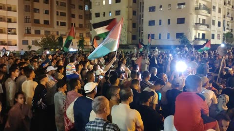 مسيرة شعبية مسيرة الصمود لكسر الحصار عن غزة من طنجة 27 09 2025 المطبعين في الصويرة
