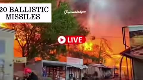 Iranian attack Israel haifa with 20 ballistic Missiles..