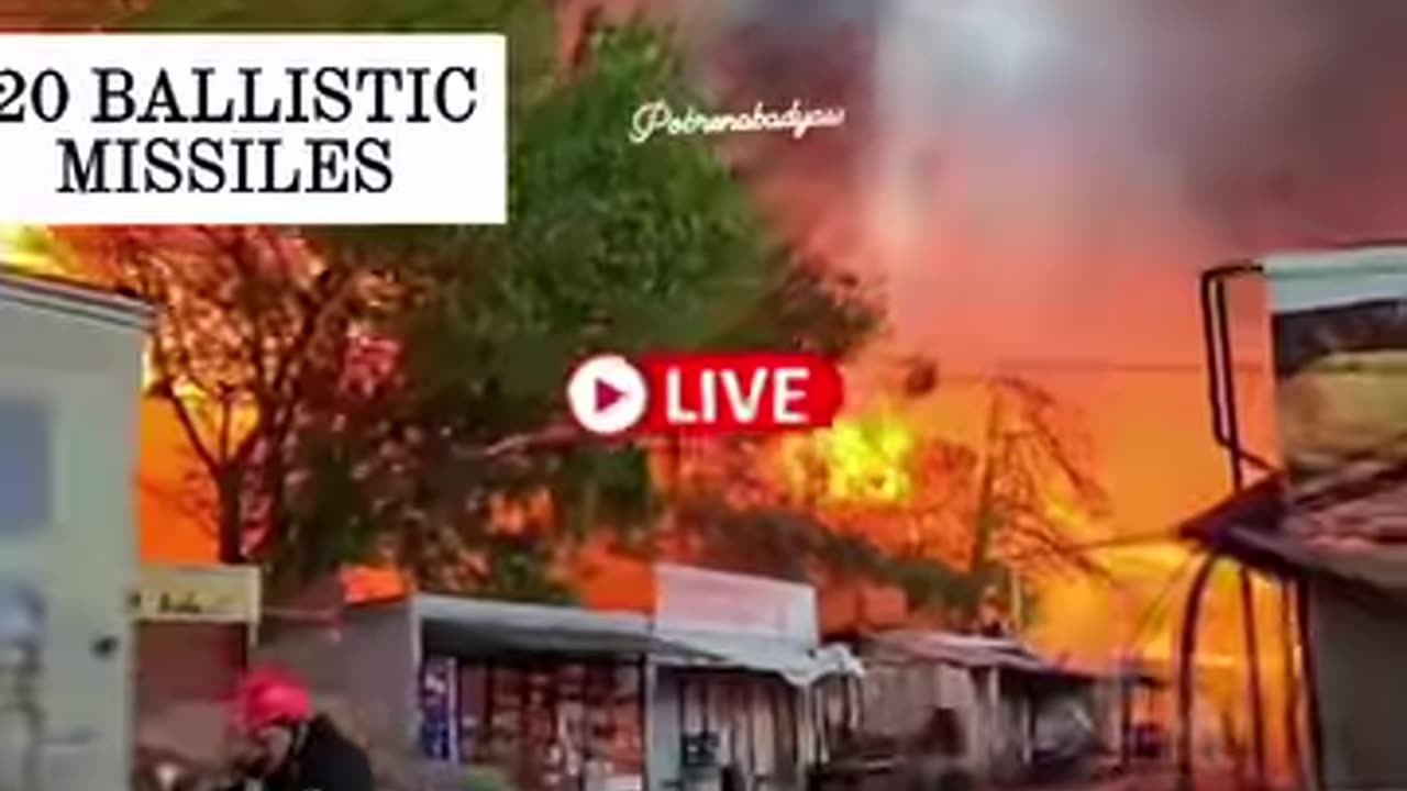 Iranian attack Israel haifa with 20 ballistic Missiles..