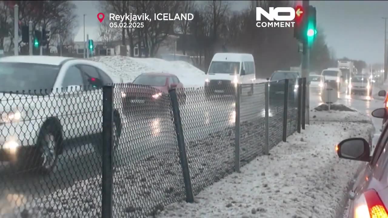 NO COMMENT: Un temporal extremo azota Islandia con vientos huracanados y heladas