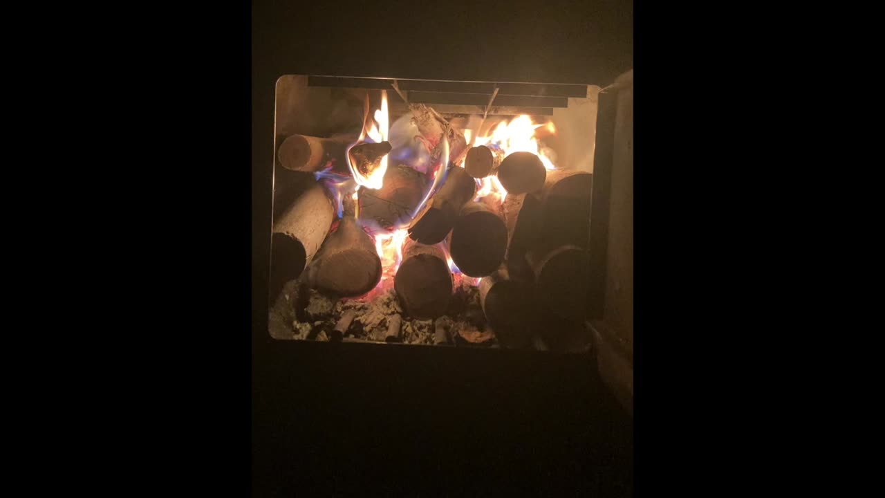 Stove Check #woodstove #fire #flames #campfire #camping #tent