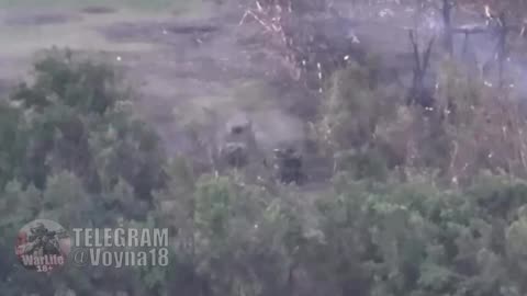 ☠️ Assault vehicle with Russian infantrymen blown to pieces after hitting anti-tank mine