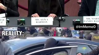 Aliya Rahman's congressional testimony contradicts what video show