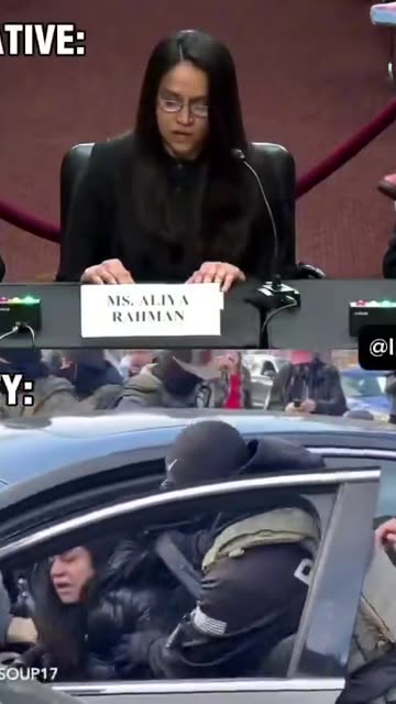 Aliya Rahman's congressional testimony contradicts what video show