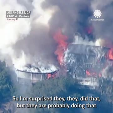 Firefighters Drop Water DIRECTLY On Specific Homes!