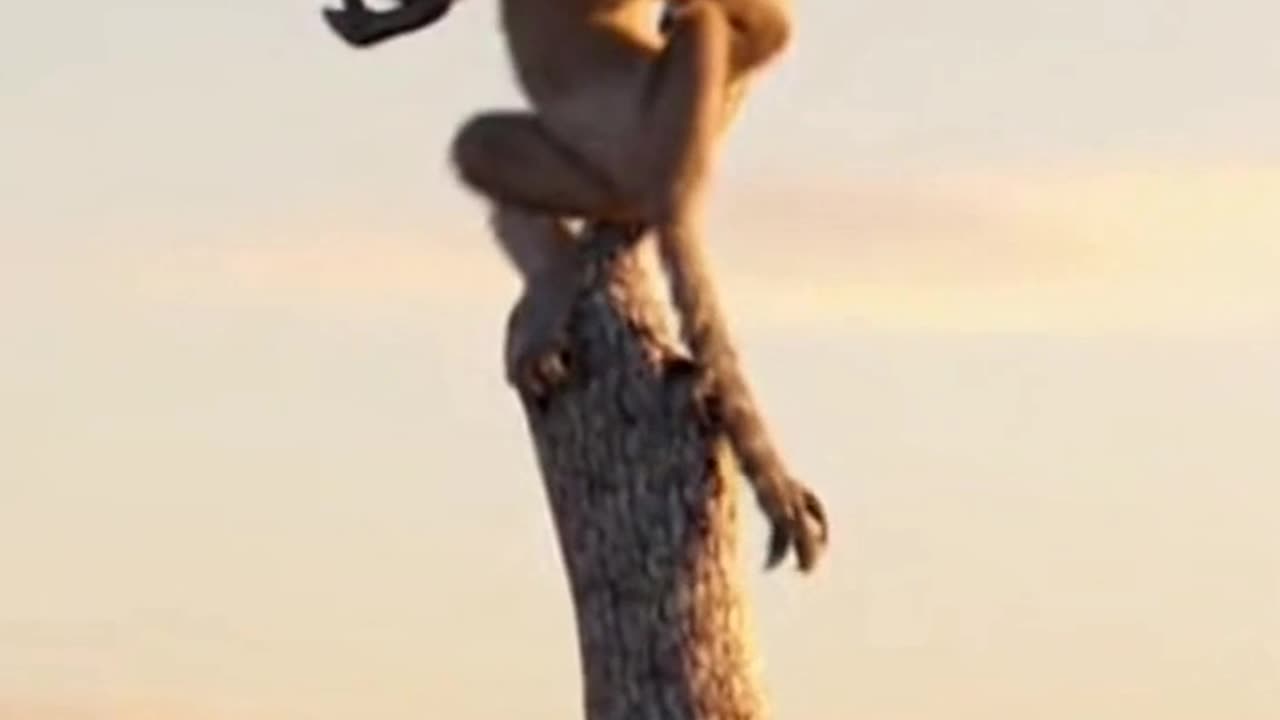 MONKEY V. LION: The Frying Pan Showdown (AI GENERATED)