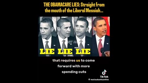 Obama and 4x Lie ..
