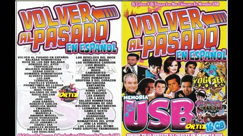 USB VOLVER AL PASADO EN ESPAÑOL!! CELESTE---Discos Ortiz 2024