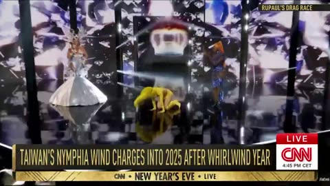 Drag Queen Tells CNN Reporter to Touch His “Dangerous” Body Part in Raunchy New Year’s Eve Segment