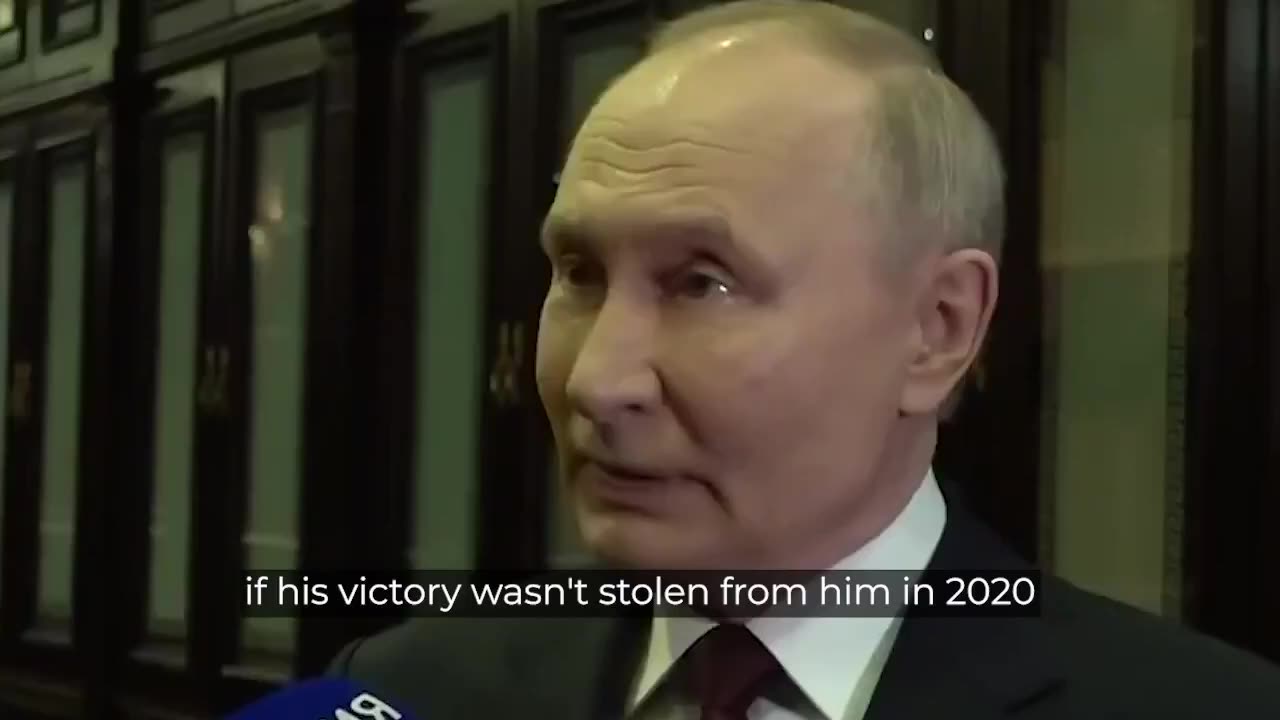 Putin: The Ukraine war would’ve never happened if Trump’s 2020 election wasn’t stolen❗