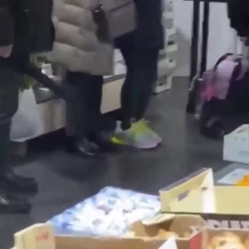 She cries racism because they won't let her defecate in the middle of the grocery store.