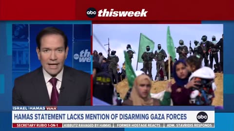 Rubio Breaks Down Which Part of Hamas Deal Will Be 'A Tough Piece' 