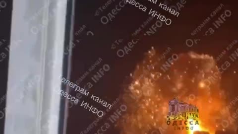 Drone hits a residential building in Odesa