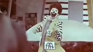 A vintage McDonald's commercial from the 1960s featuring Ronald McDonald’s flying hamburger