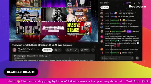 YouTube Crazies 6, Oct, 2025! Full Moon Full of Shite!