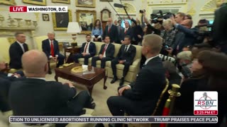 "The hostages will be coming back Monday or Tuesday. I'll probably be there" Trump - 10/9/2025