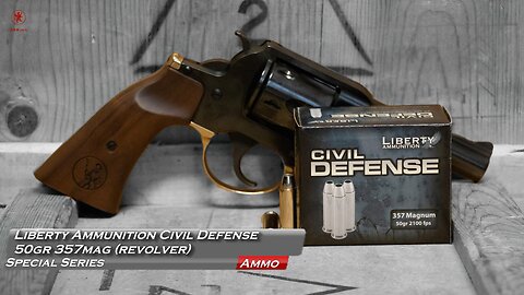 Liberty Ammunition Civil Defense 50gr 357mag Revolver Test