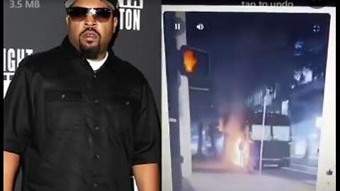 🚨⚠️Portland Antifa FIREBOMB Rapper Ice Cube’s Tour Bus After Mistaking It for an ICE bus