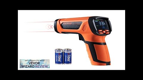 VEVOR Infrared Thermometer -40~2732°F Dual Laser Temperature Gun Non-Contact Handheld IR Review