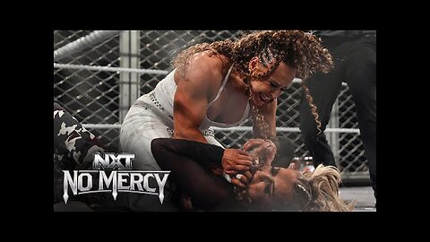 Jordynne Grace vs. Blake Monroe Weaponized Steel Cage Match NXT No Mercy 2025 highlights