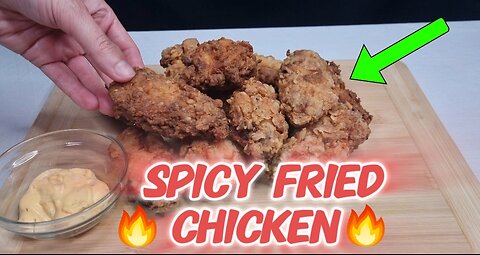 BEST Spicy Fried Chicken You'll Ever Taste 🍗🔥