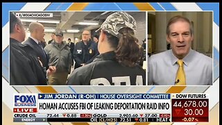 Rep Jim Jordan: Prosecute Those Leaking ICE Raids